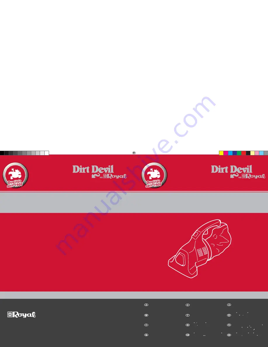 Dirt Devil Handy Zip Operating Manual Download Page 1