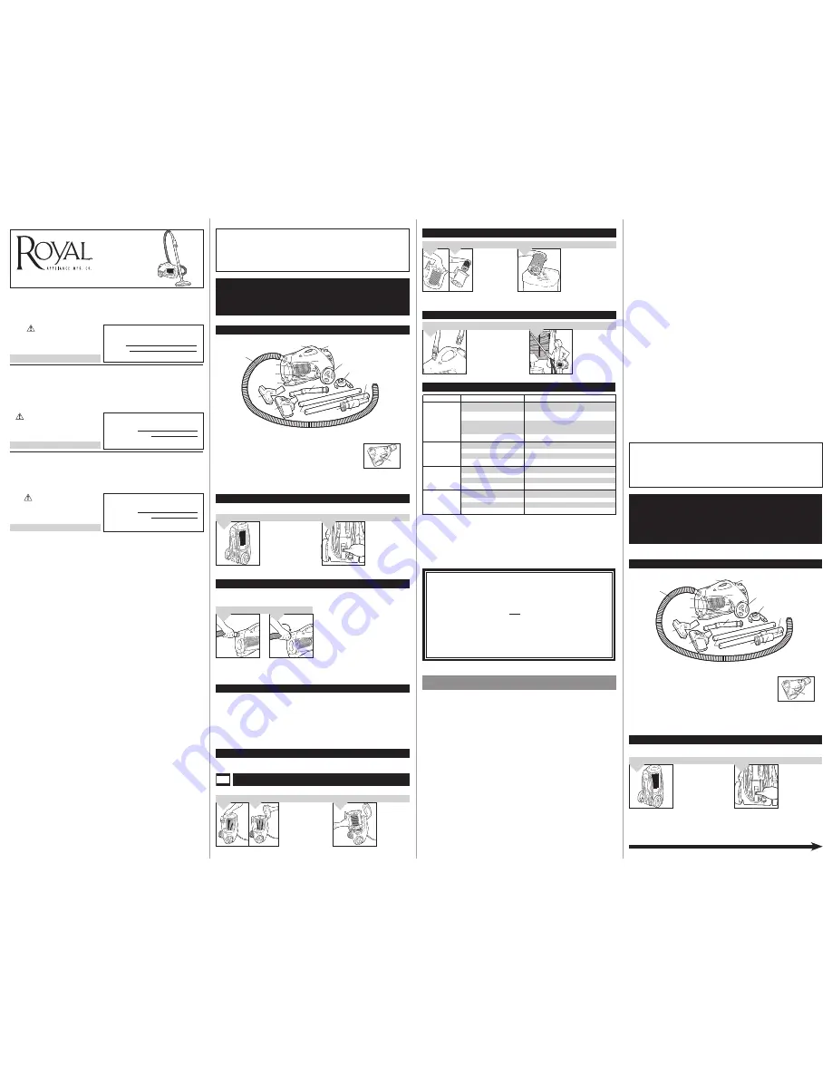 Dirt Devil M082550 Instruction Manual Download Page 1