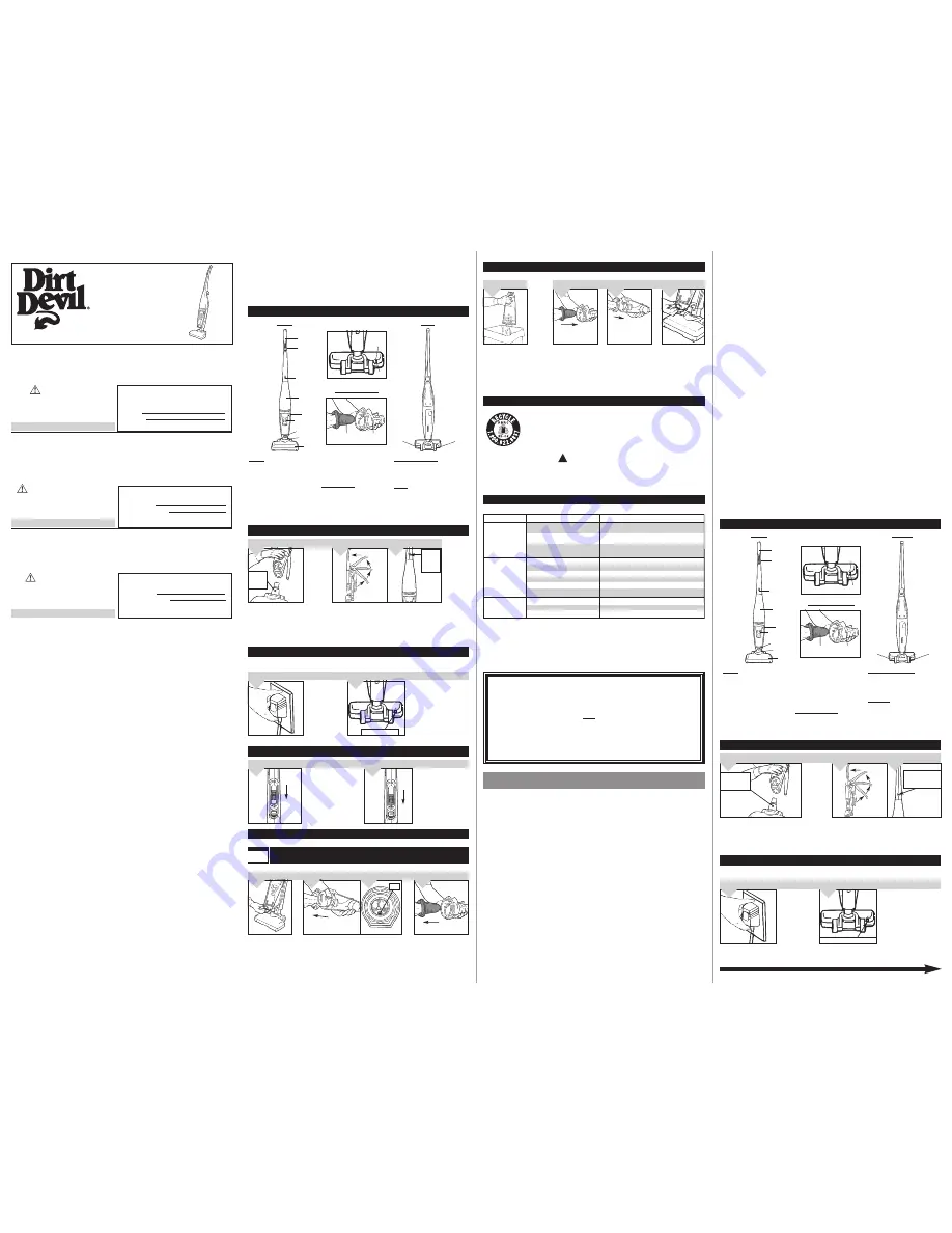 Dirt Devil M083414 Instruction Manual Download Page 1