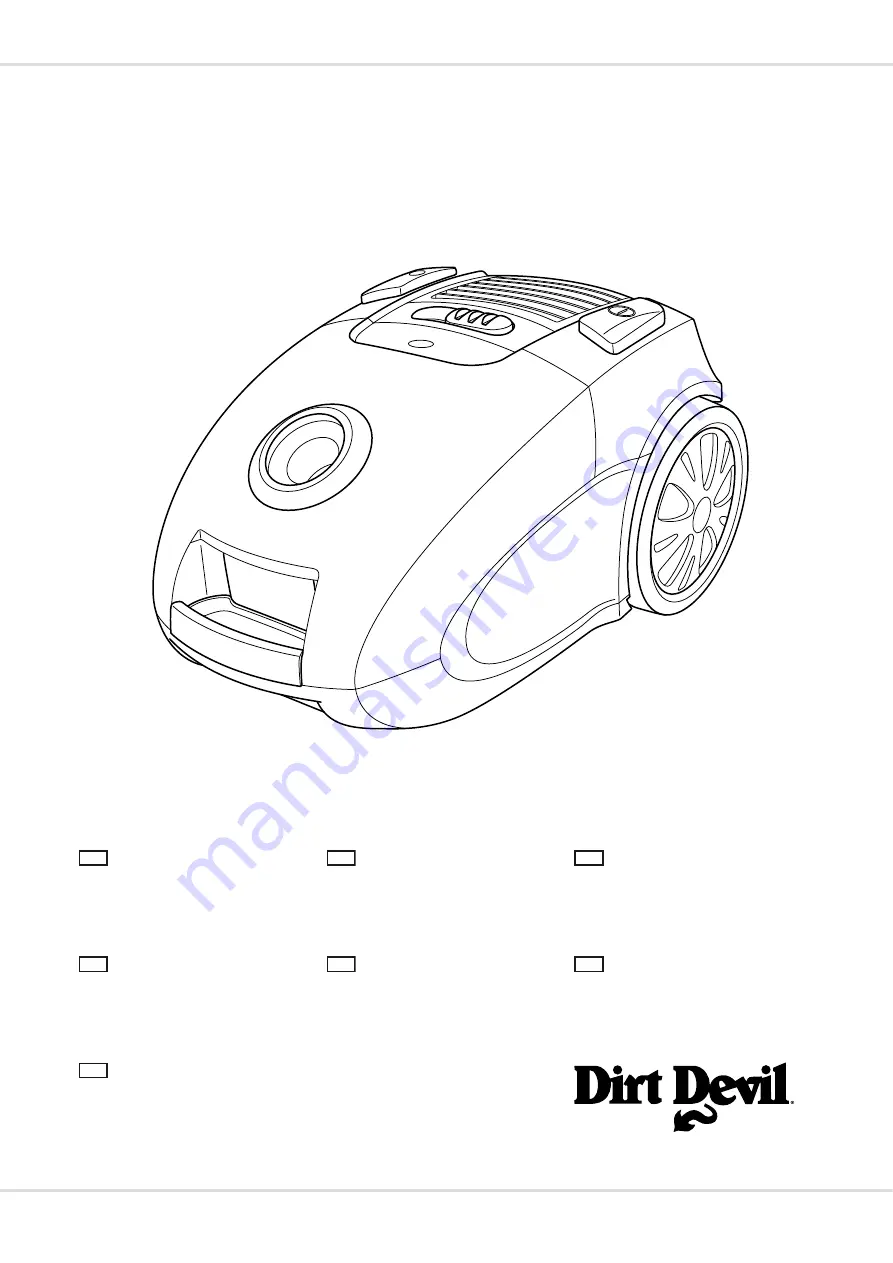 Dirt Devil M2012-2 Operating Manual Download Page 1