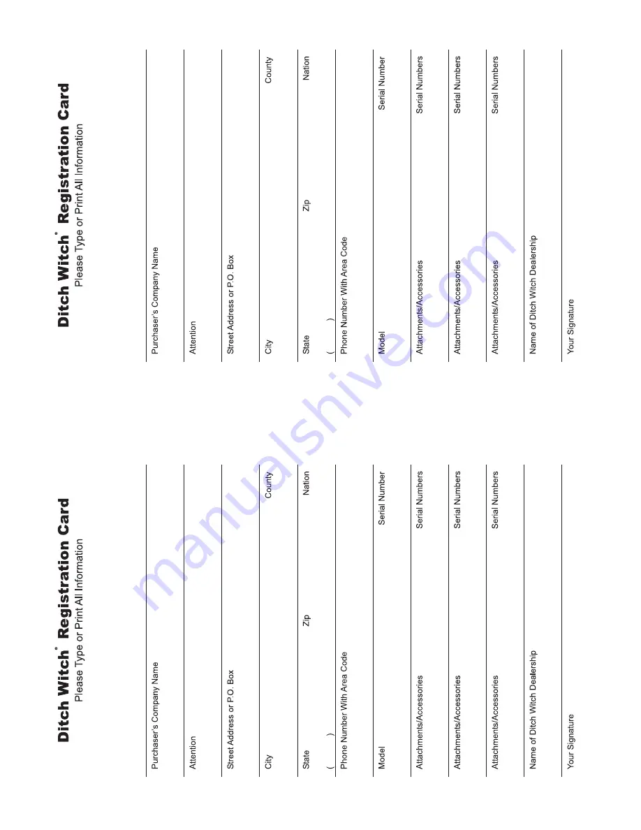 Ditch Witch JT40 Operator'S Manual Download Page 251