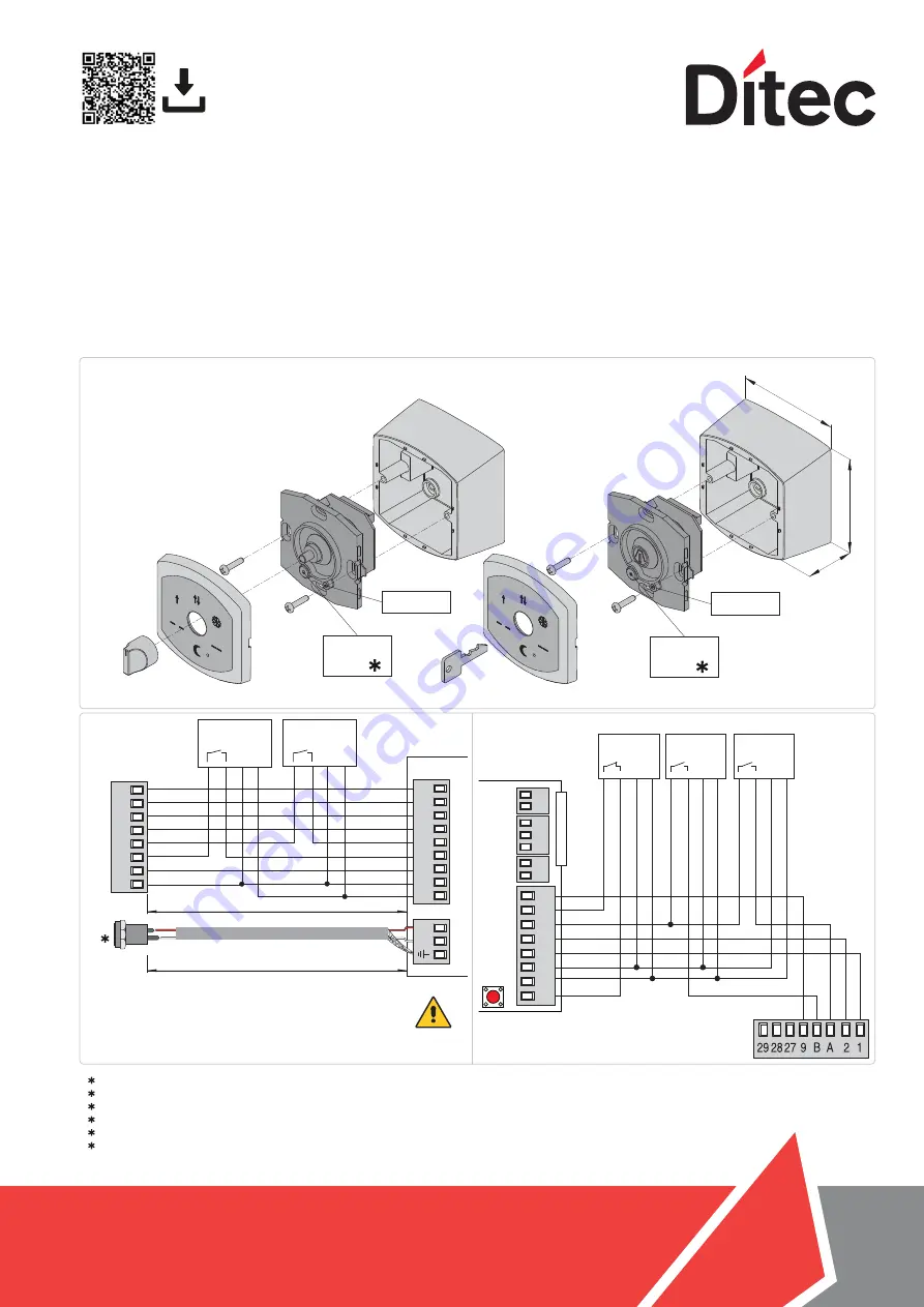 DITEC COMH Operating Instructions Download Page 1