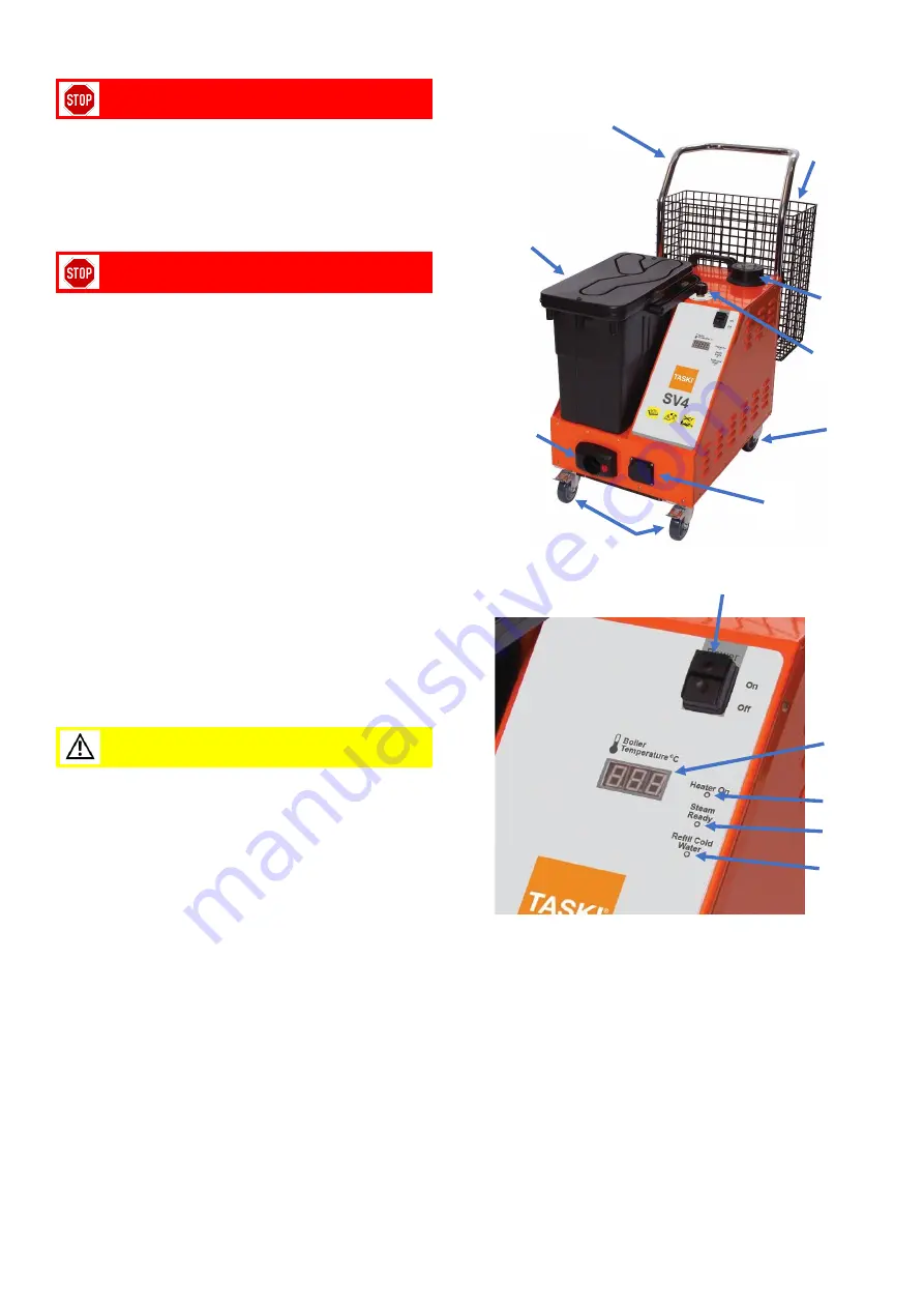 diversey TASKI SV4 Manual Download Page 12