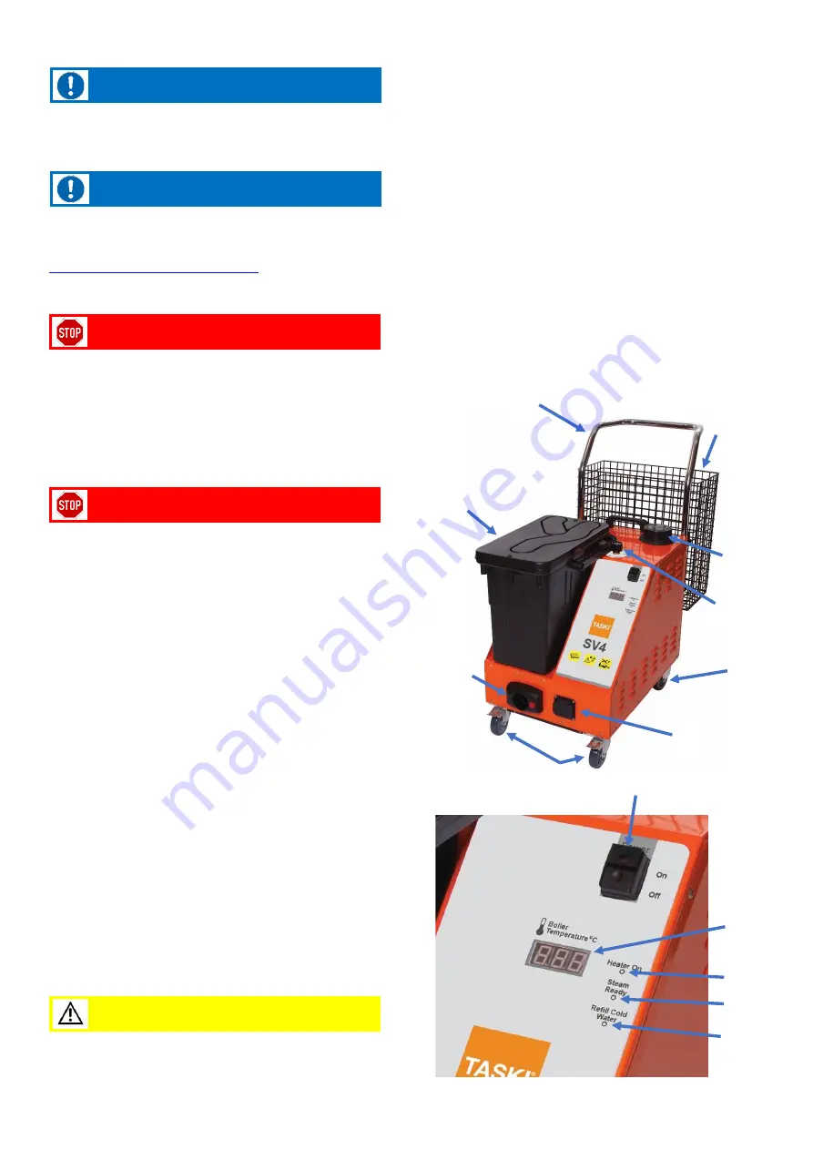 diversey TASKI SV4 Manual Download Page 20