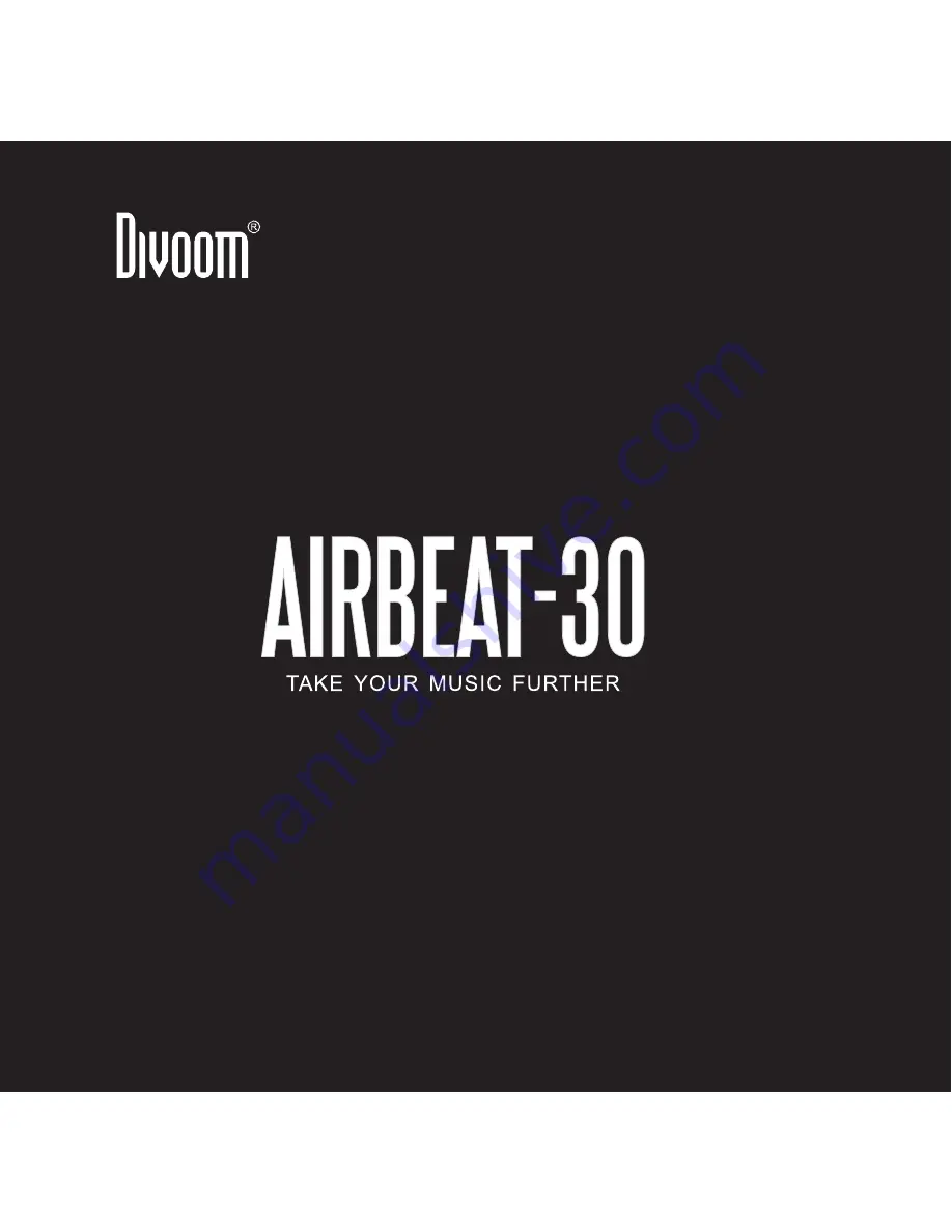 Divoom Airbeat-30 User Manual Download Page 1