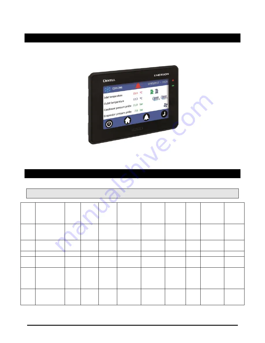 dixell iCHILL 100CX EVO Quick Reference Manual Download Page 18