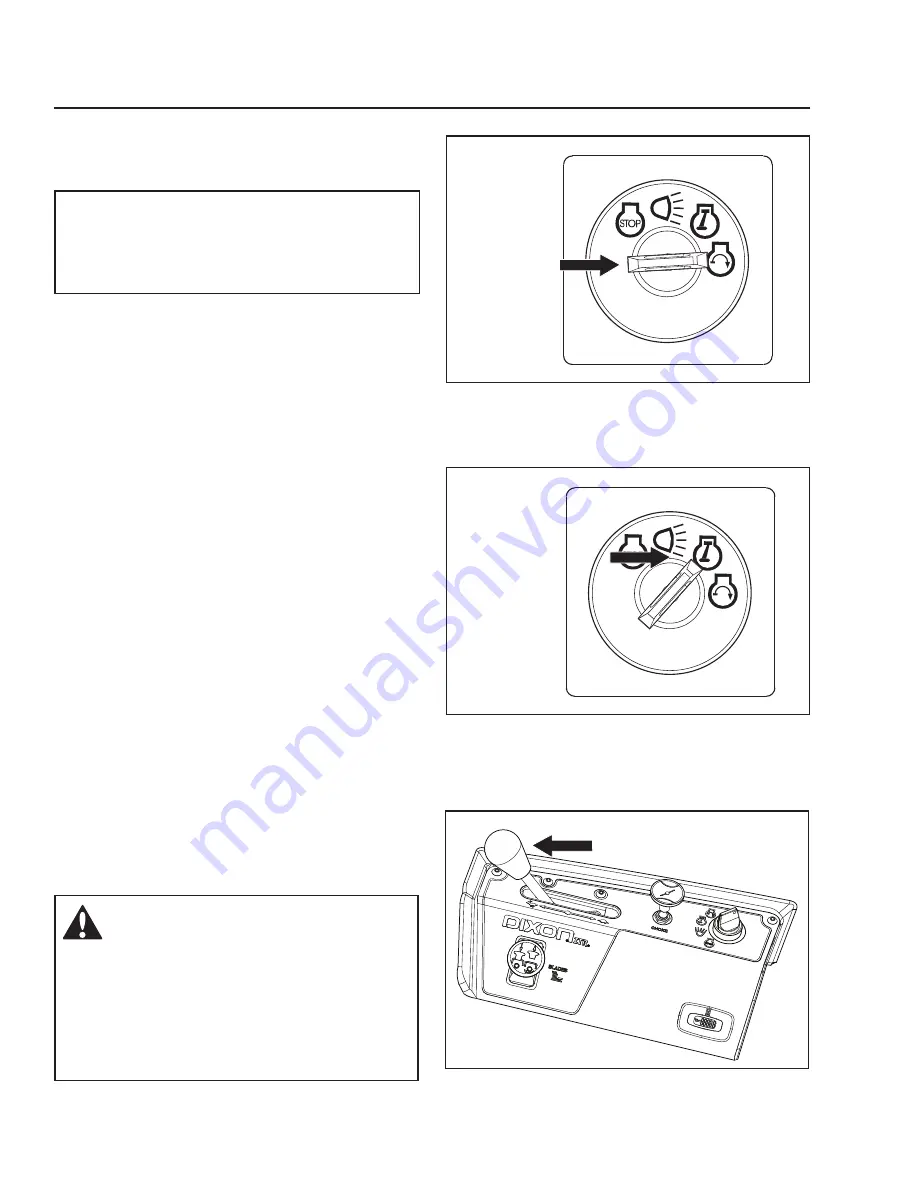 Dixon DX254 Operator'S Manual Download Page 30