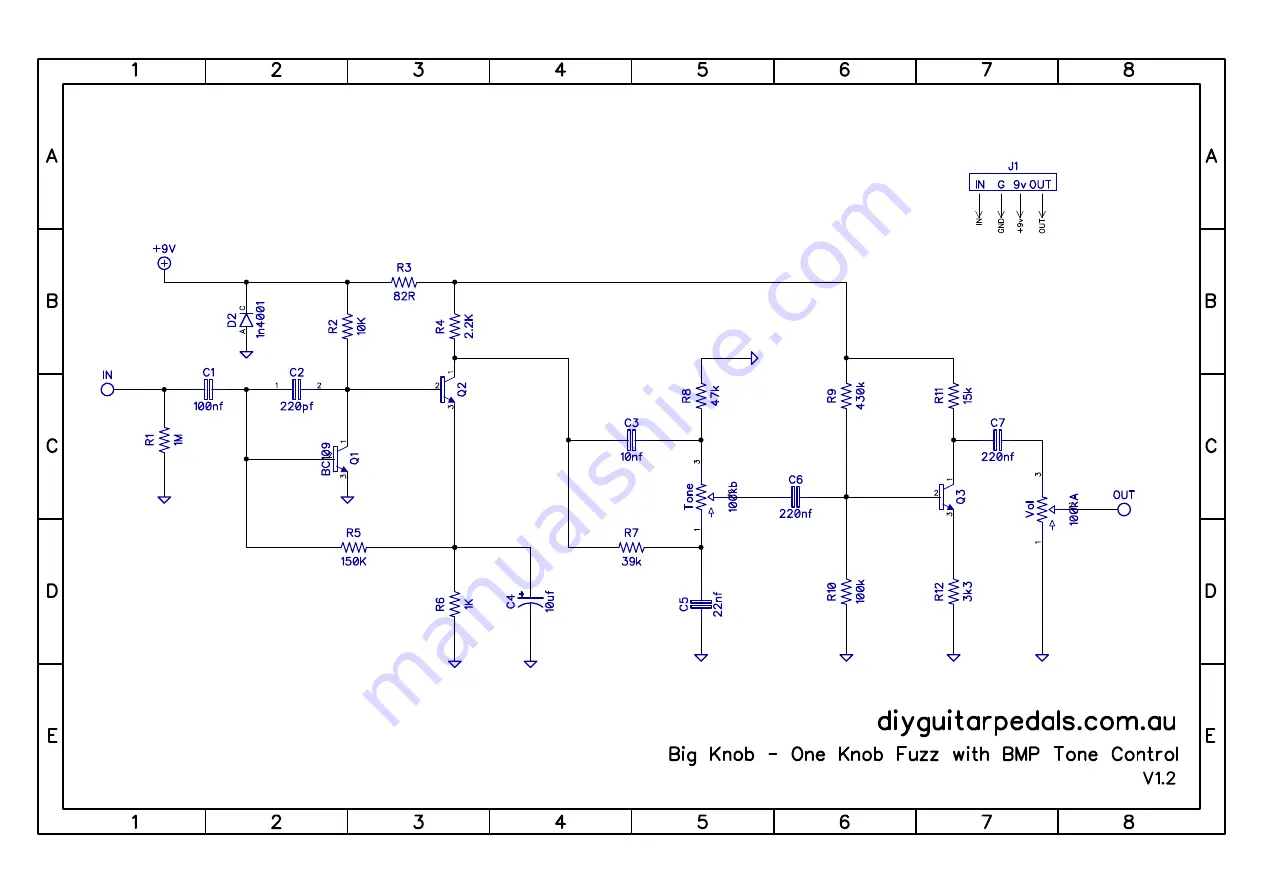 DIY Guitar Pedals Big Knob Manual Download Page 7