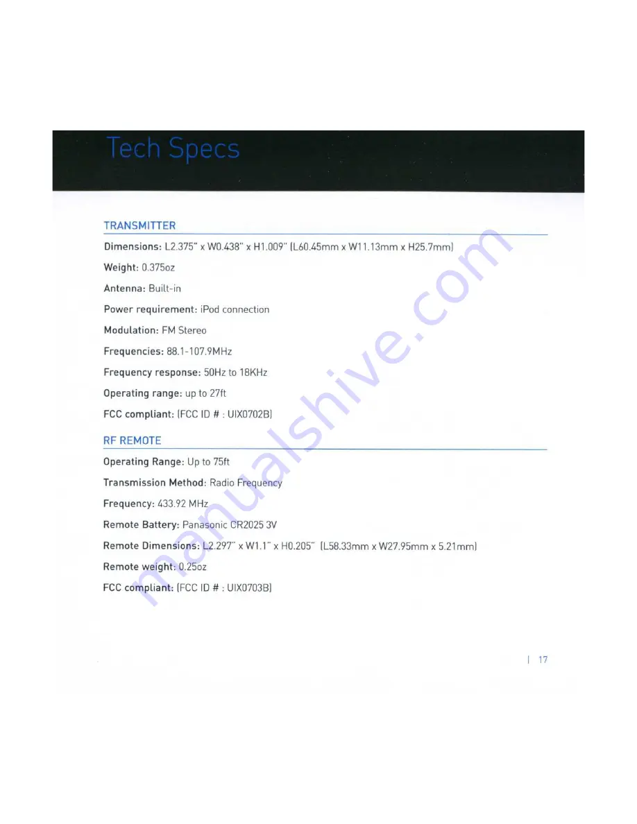 DLO TuneStik User Manual Download Page 17