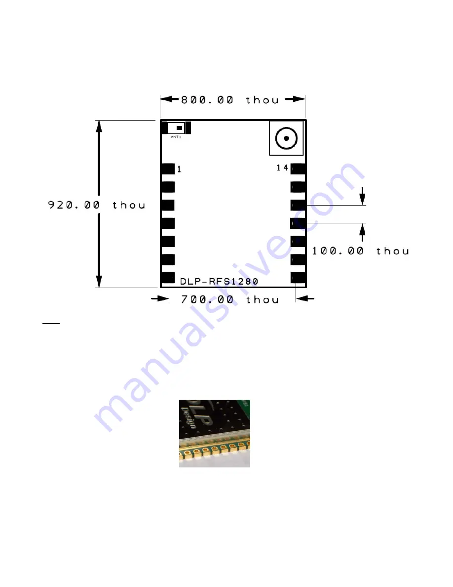 DLP Design DLP-RFS1280 Скачать руководство пользователя страница 3