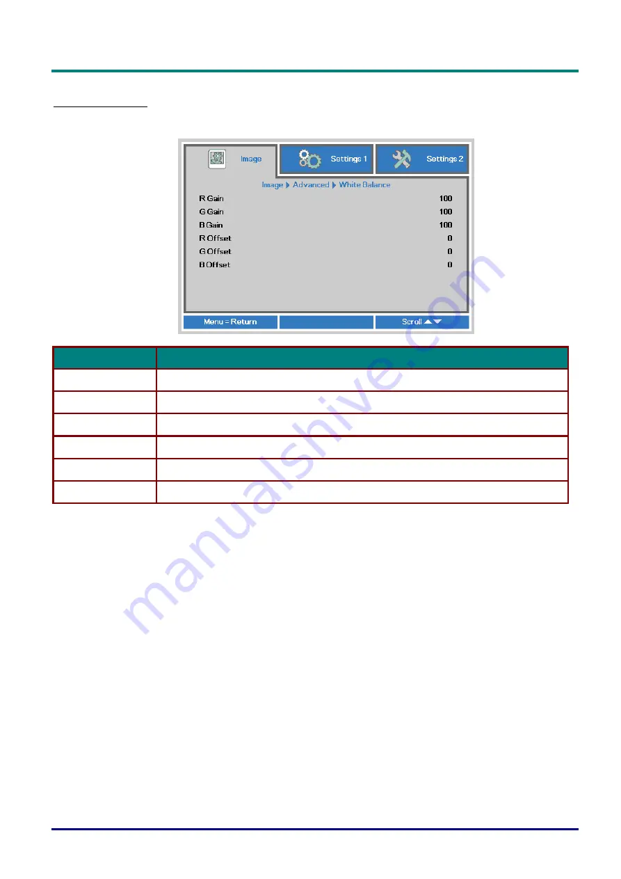 DLP Texas Instruments vivitek DU6098Z Скачать руководство пользователя страница 45