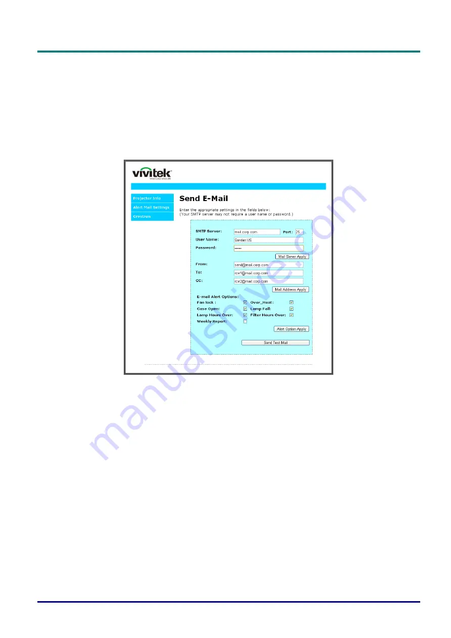 DLP Texas Instruments vivitek DU6098Z Скачать руководство пользователя страница 69