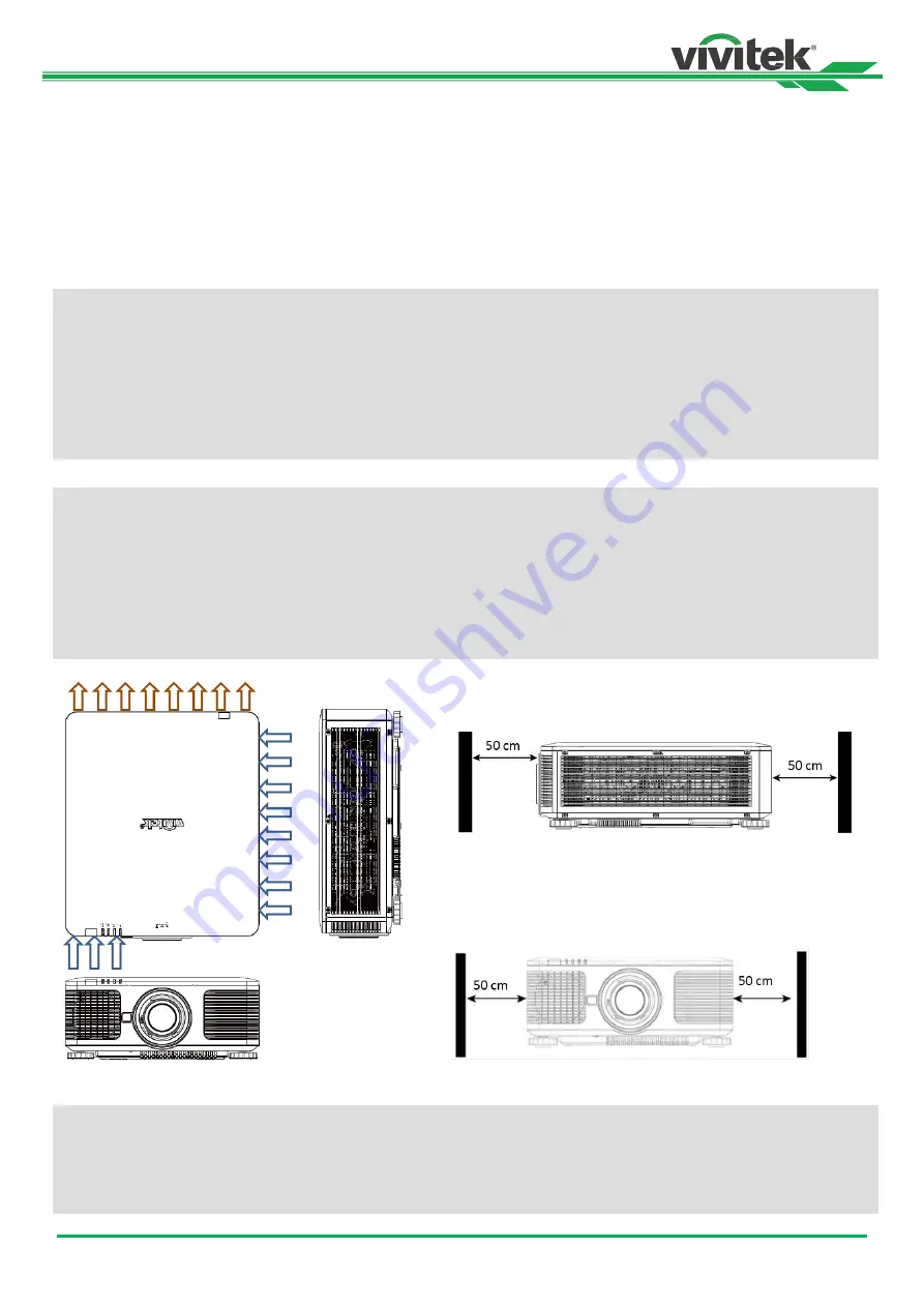 DLP Texas Instruments vivitek DU8090Z Скачать руководство пользователя страница 16