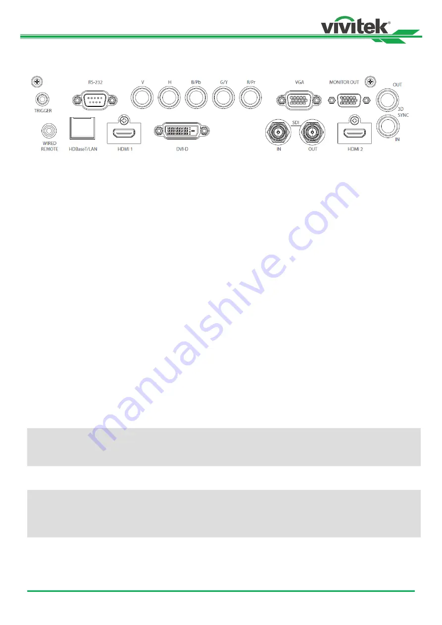 DLP Texas Instruments vivitek DU8190Z User Manual Download Page 11