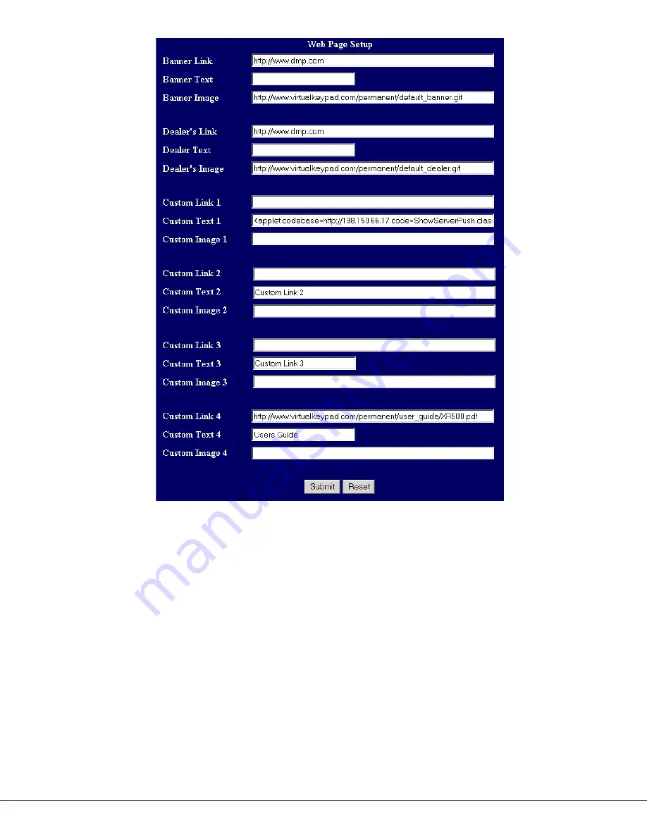 DMP Electronics 5.0 Programming Manual Download Page 7