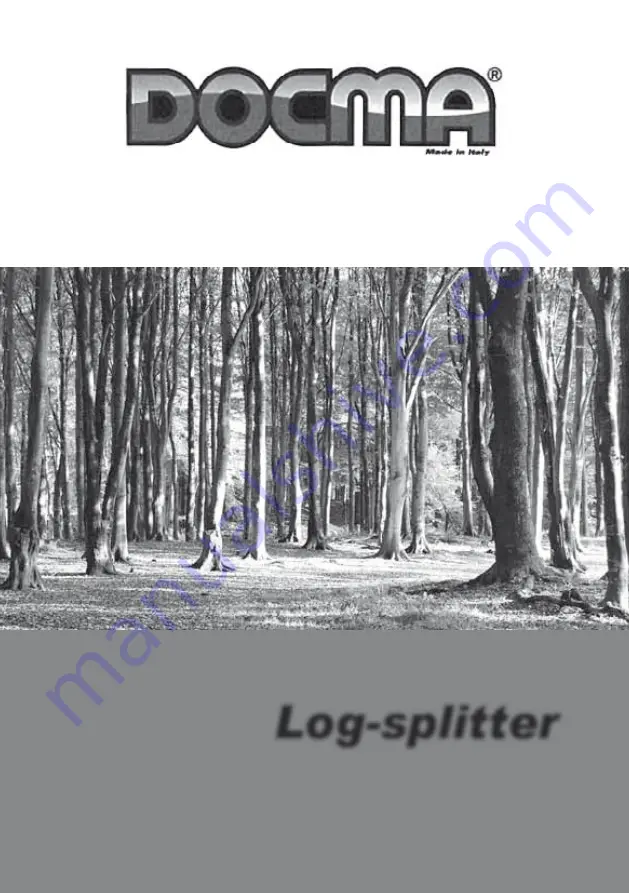 Docma SF100 User And Maintenance Manual Download Page 1