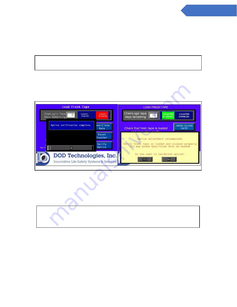 DOD Technologies ChemLogic 4 User Manual Download Page 29