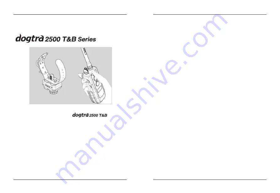 Dogtra 2500 T&B One-Dog Owner'S Manual Download Page 16