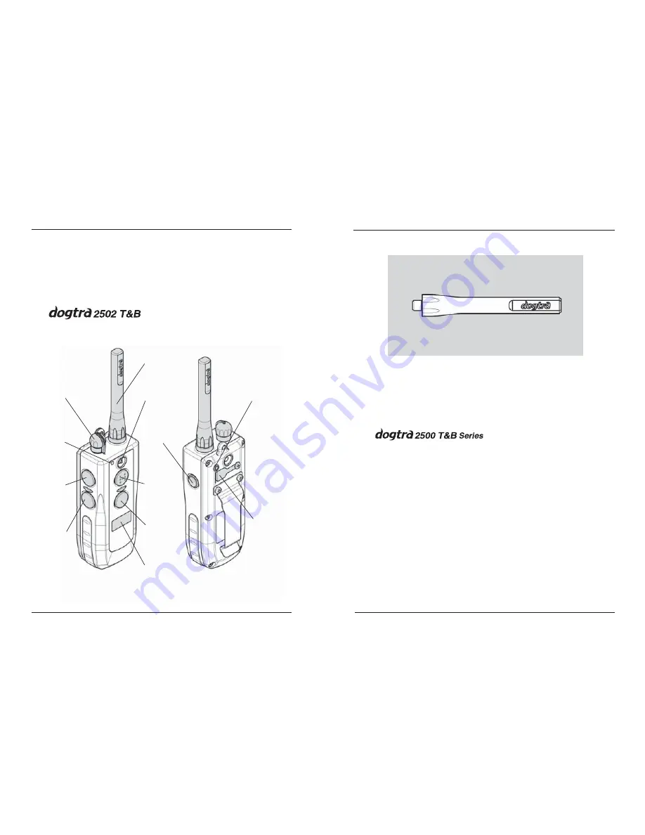 Dogtra 2500T&B Series Owner'S Manual Download Page 7