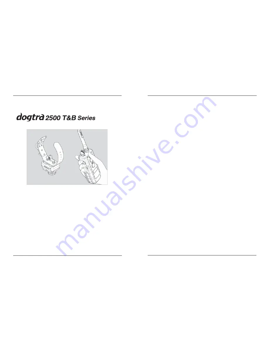 Dogtra 2500T&B Series Owner'S Manual Download Page 17