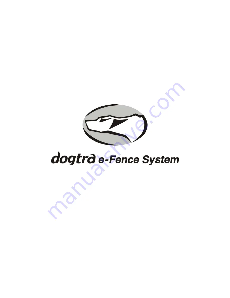 Dogtra e-Fence Owner'S Manual Download Page 1