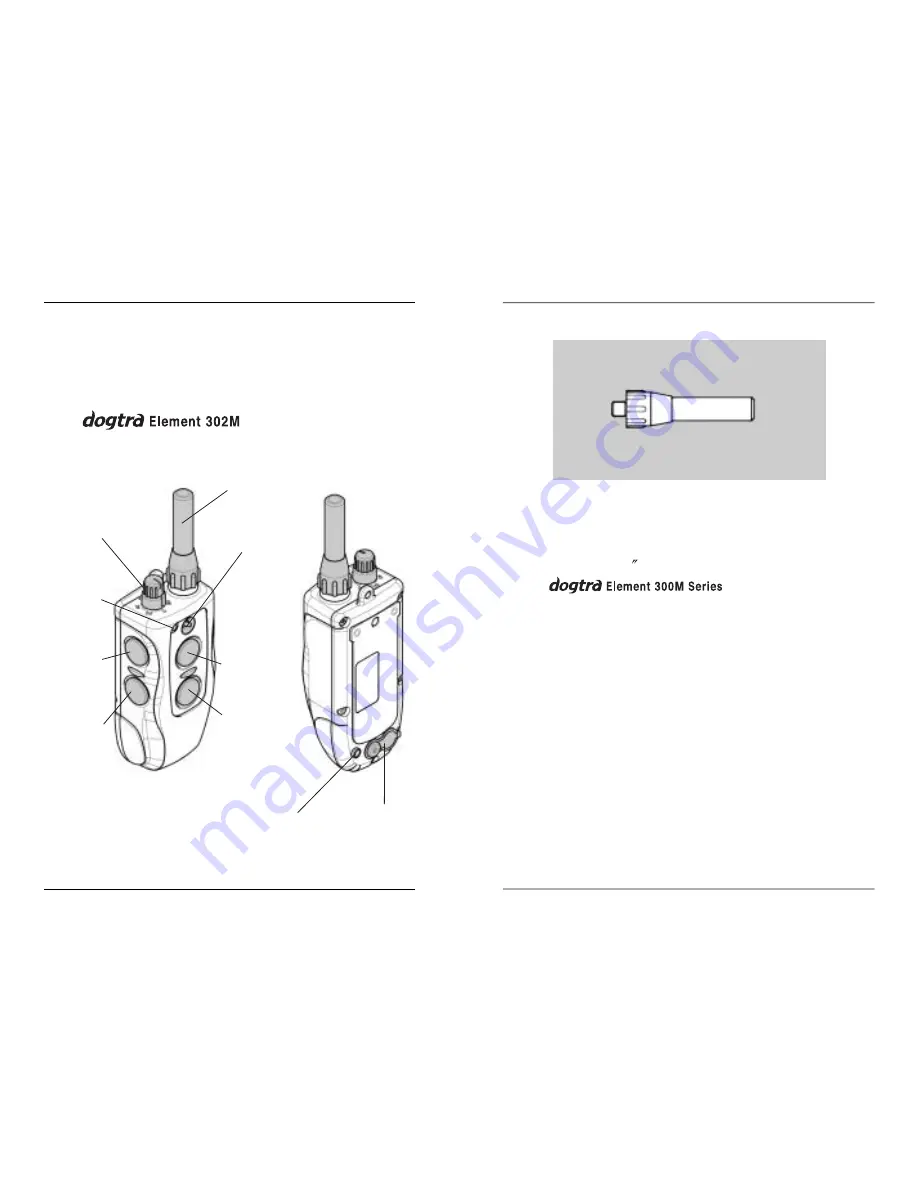 Dogtra element 300M Series Owner'S Manual Download Page 5