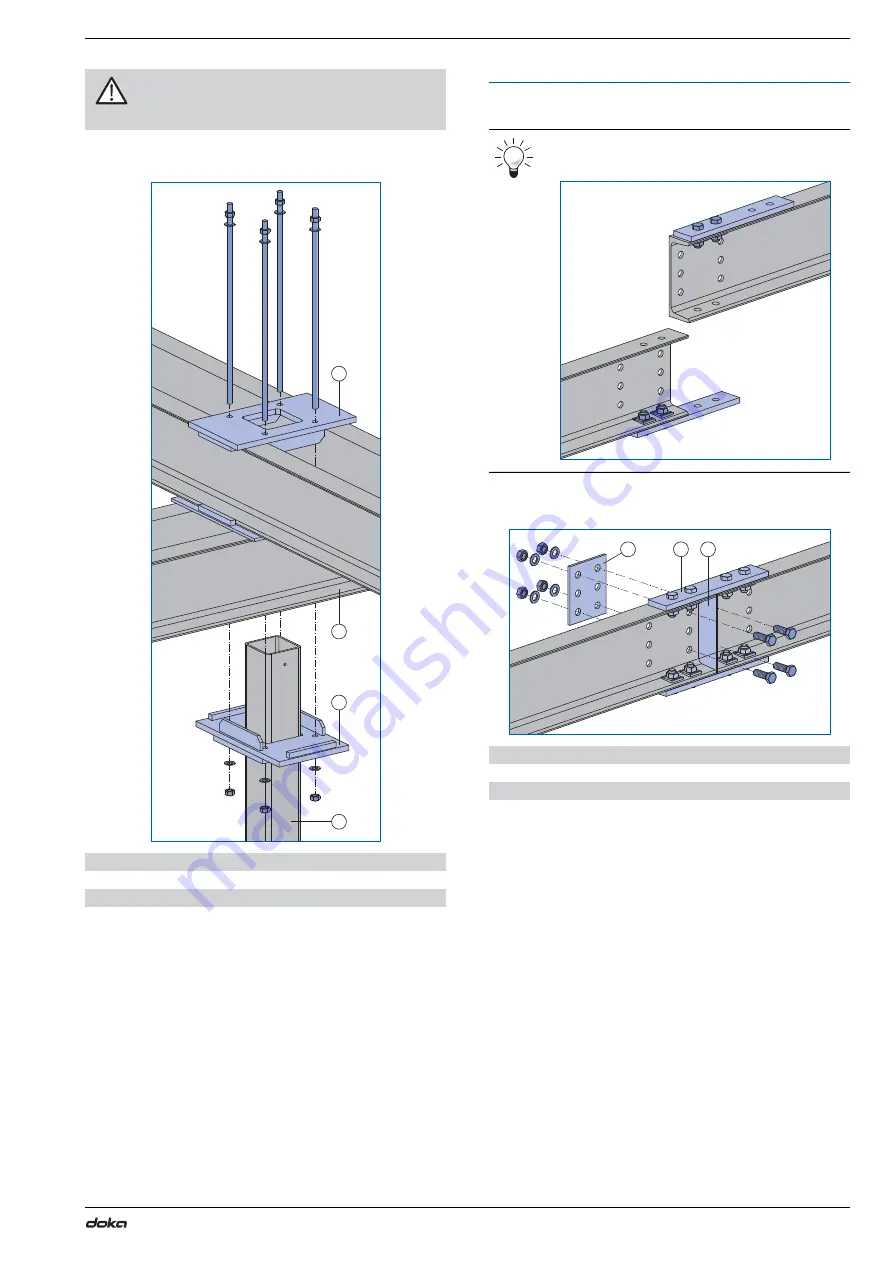 Doka Platform SCP Original Operating Instructions / Instructions For Assembly And Use Download Page 47