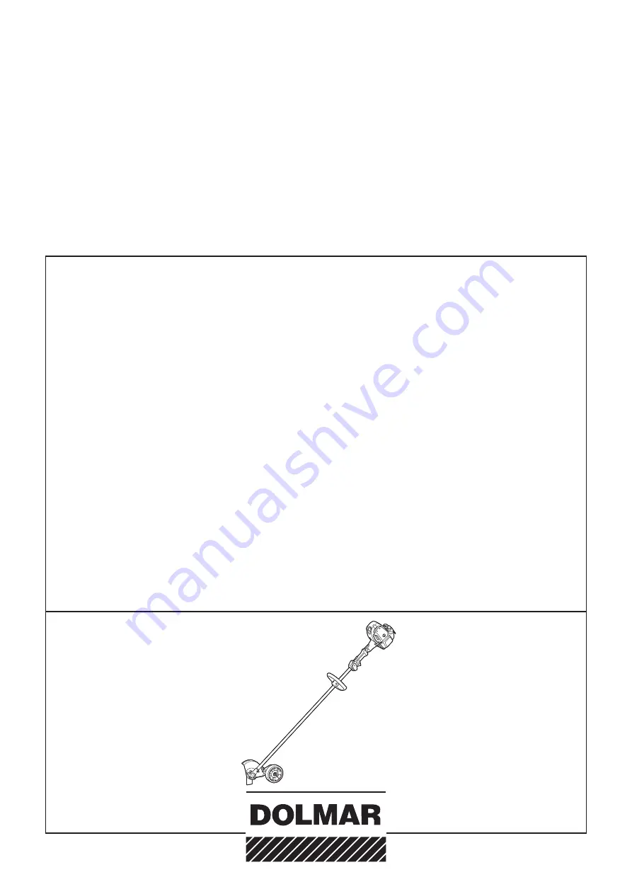 Dolmar PE-254.4 Original Instruction Manual Download Page 1