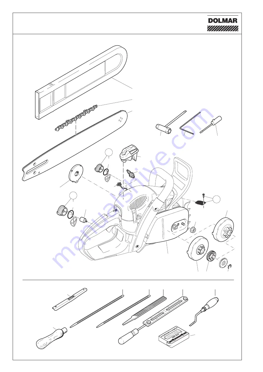 Dolmar PS-460 Owner'S And Safety Manual Download Page 38