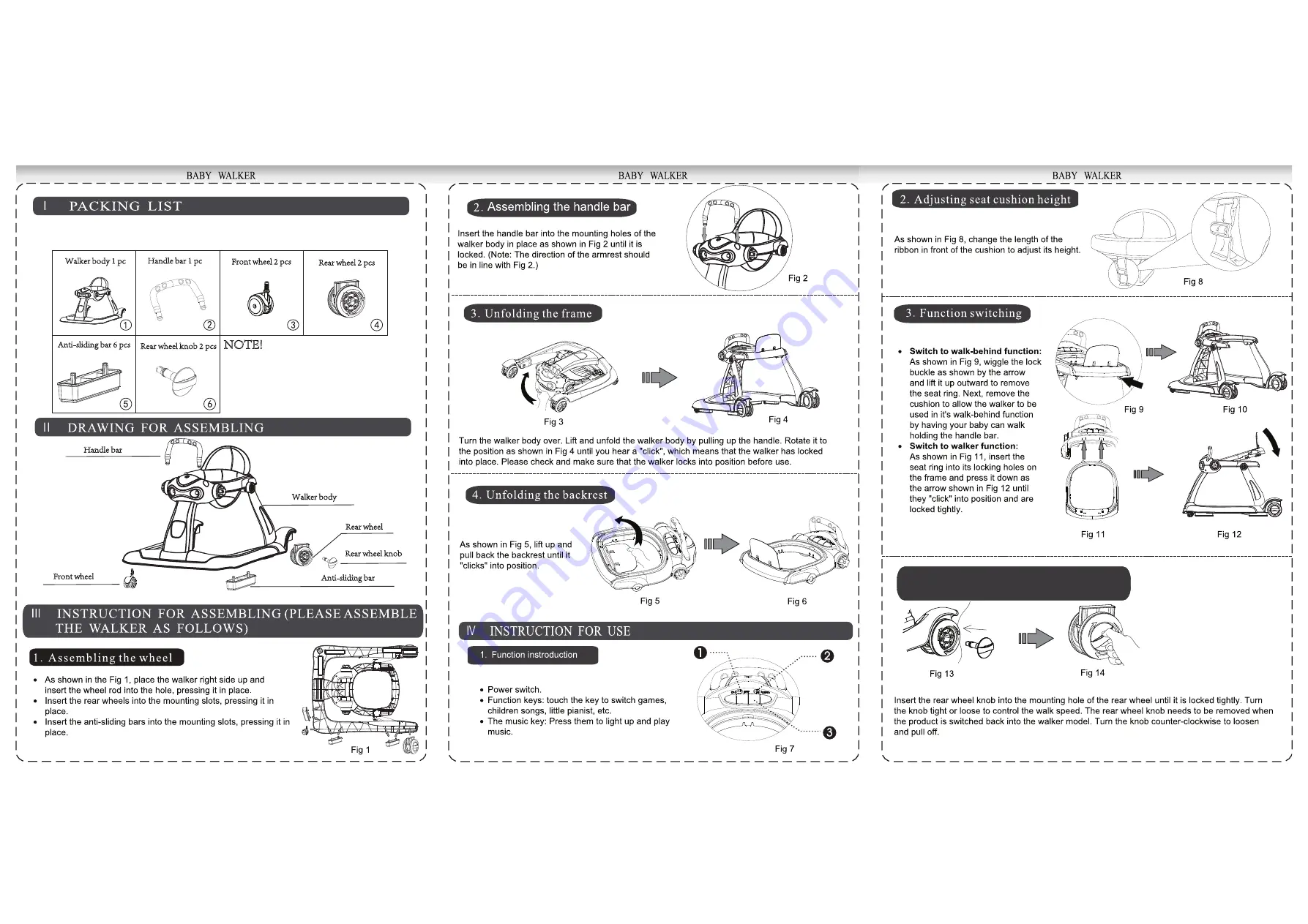 DOM FAMILY 414 User Manual Download Page 2