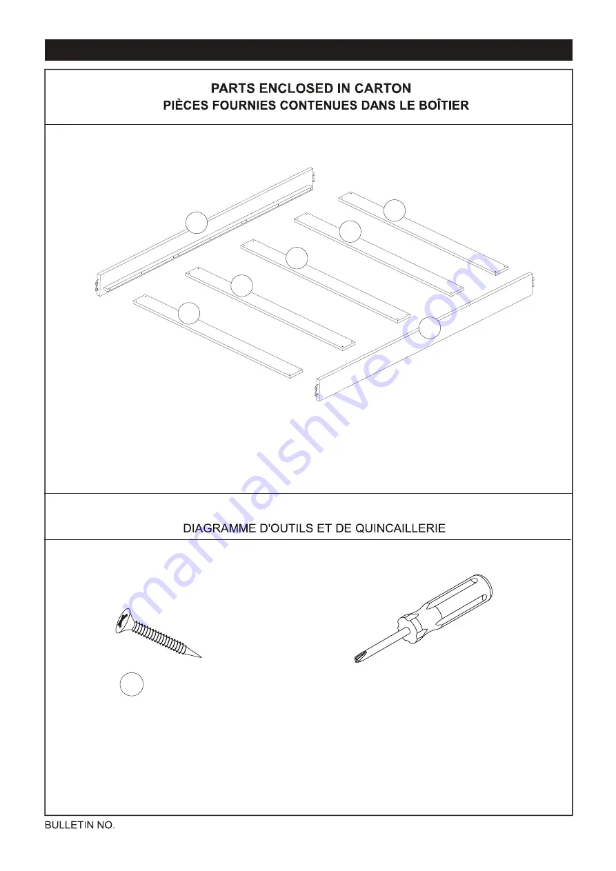 DOM FAMILY FULL BED Assembly Instructions Manual Download Page 5