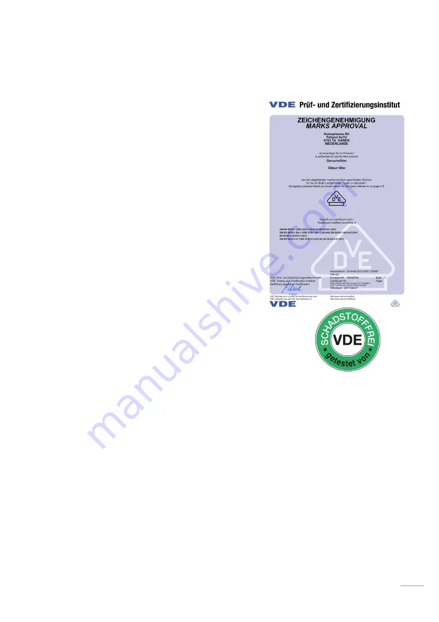 Domaplasma IQS650 Manual Download Page 6