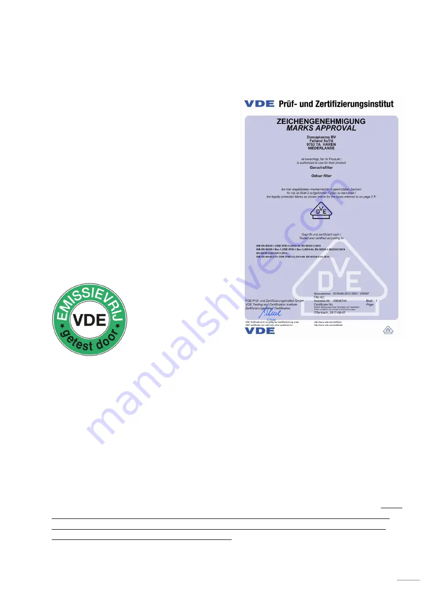 Domaplasma IQS650 Manual Download Page 38