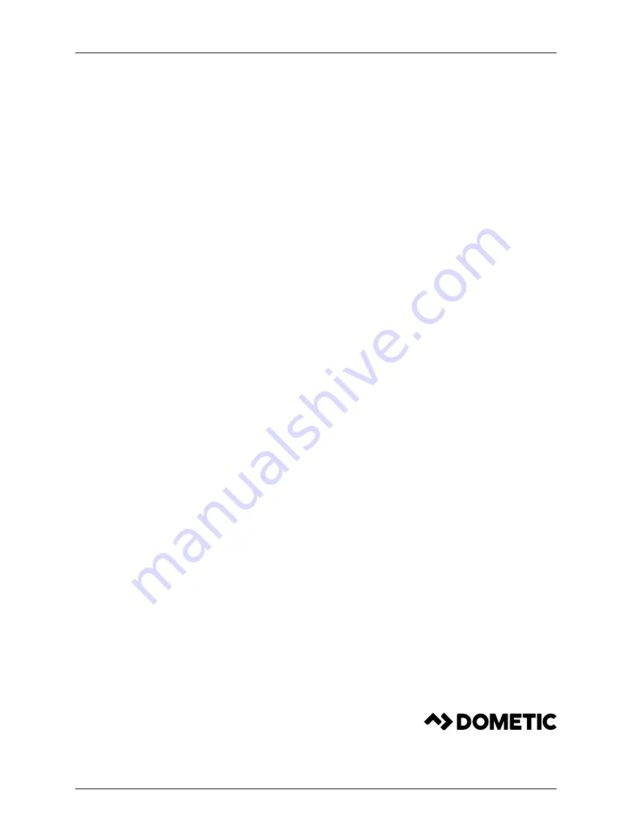 Dometic 8700 Series MasterFlush Operation Manuals Download Page 24