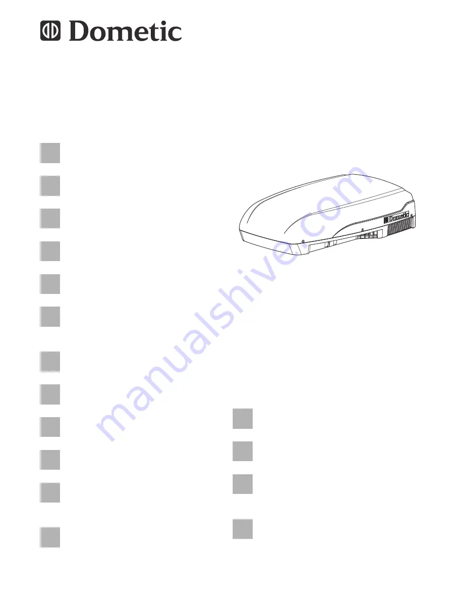 Dometic B1600PLUS Operating Manual Download Page 1