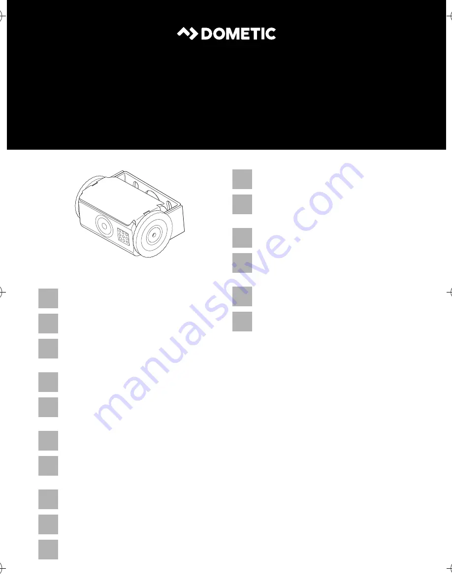 Dometic CAM80CM Скачать руководство пользователя страница 1