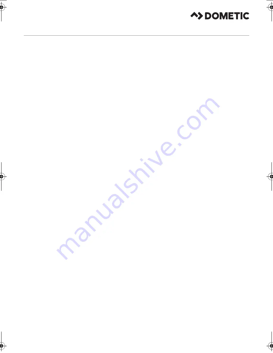 Dometic DC-Kit2 Installation And Operating Manual Download Page 284