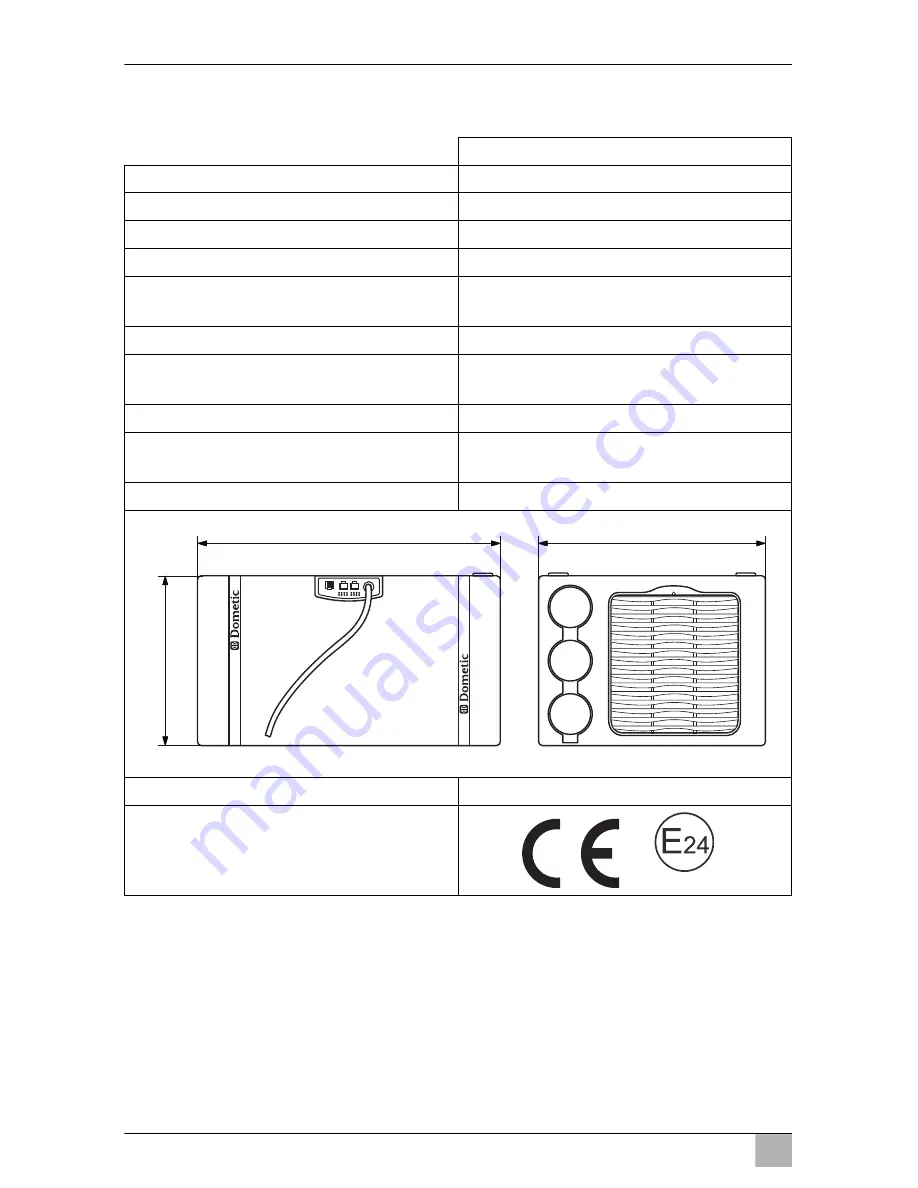 Dometic FreshWell 2000 Installation Manual Download Page 58