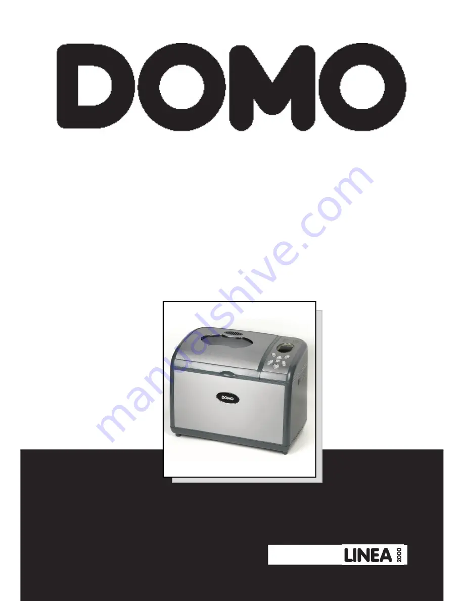 Domo B3955 Instruction Booklet Download Page 1