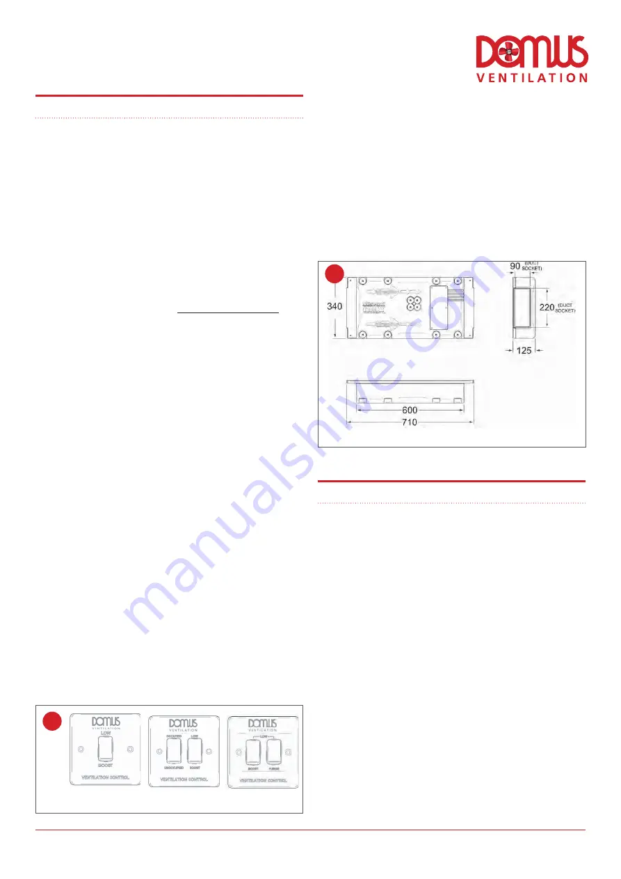 Domus Ventilation CMX-S Installation Instructions Manual Download Page 3