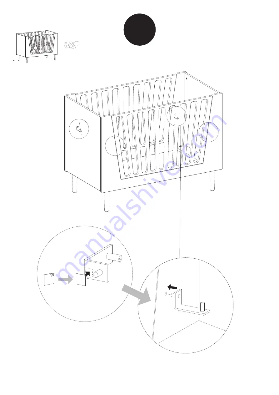 done bydeer baby cot Assembly Instruction Manual Download Page 24