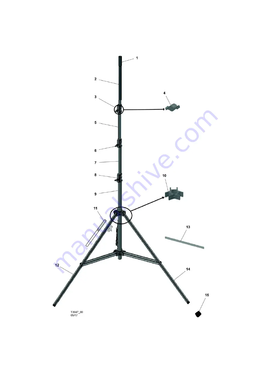 Doosan BALLOON LIGHT LED 6x100W Operation & Maintenance Manual Download Page 32