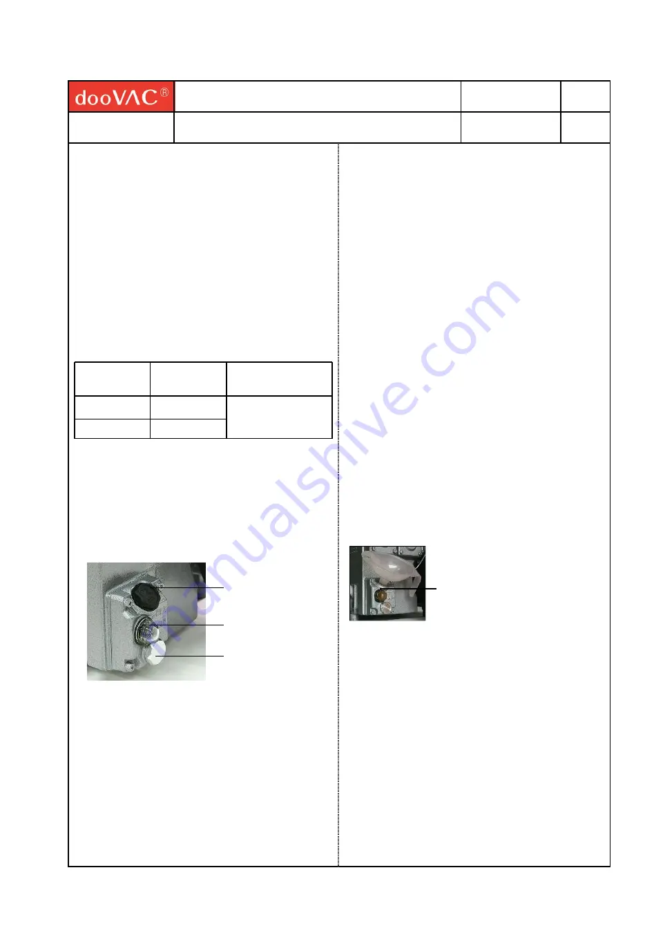 DOOVAC MVO-100 Installation Instruction Download Page 5