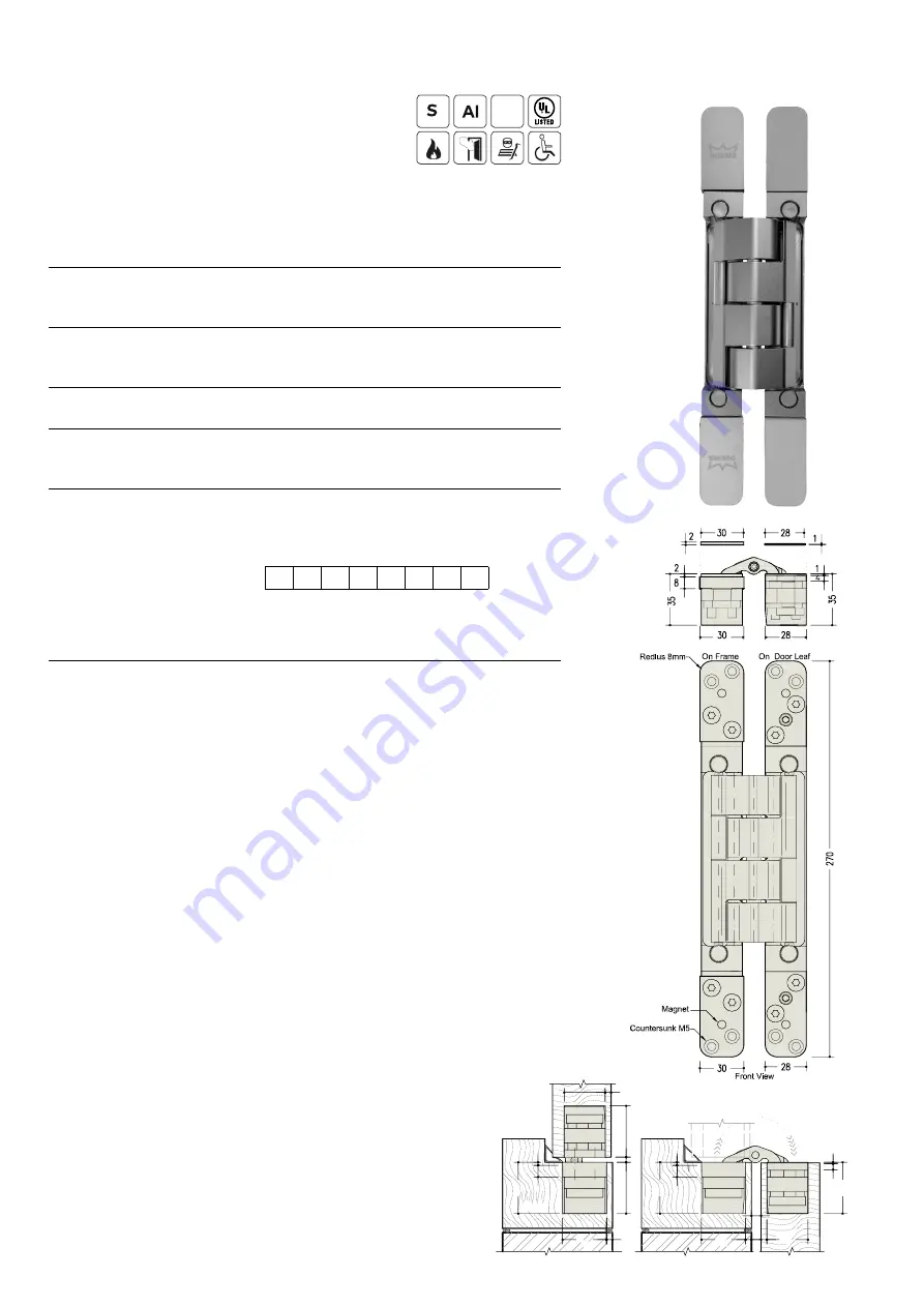 Dormakaba CONCEALEO AH 300 Manual Download Page 7