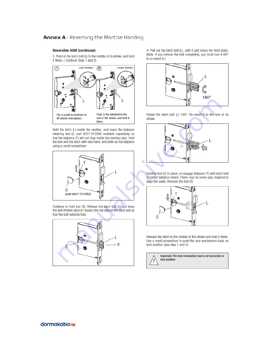 Dormakaba Saffire LX Installation Manual Download Page 26