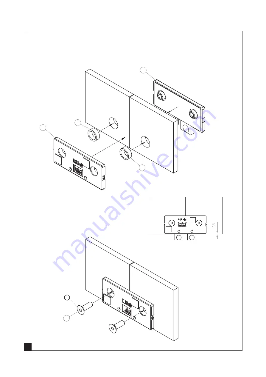 Dormakaba UNIVERSAL PT 70 Mounting Instructions Download Page 5