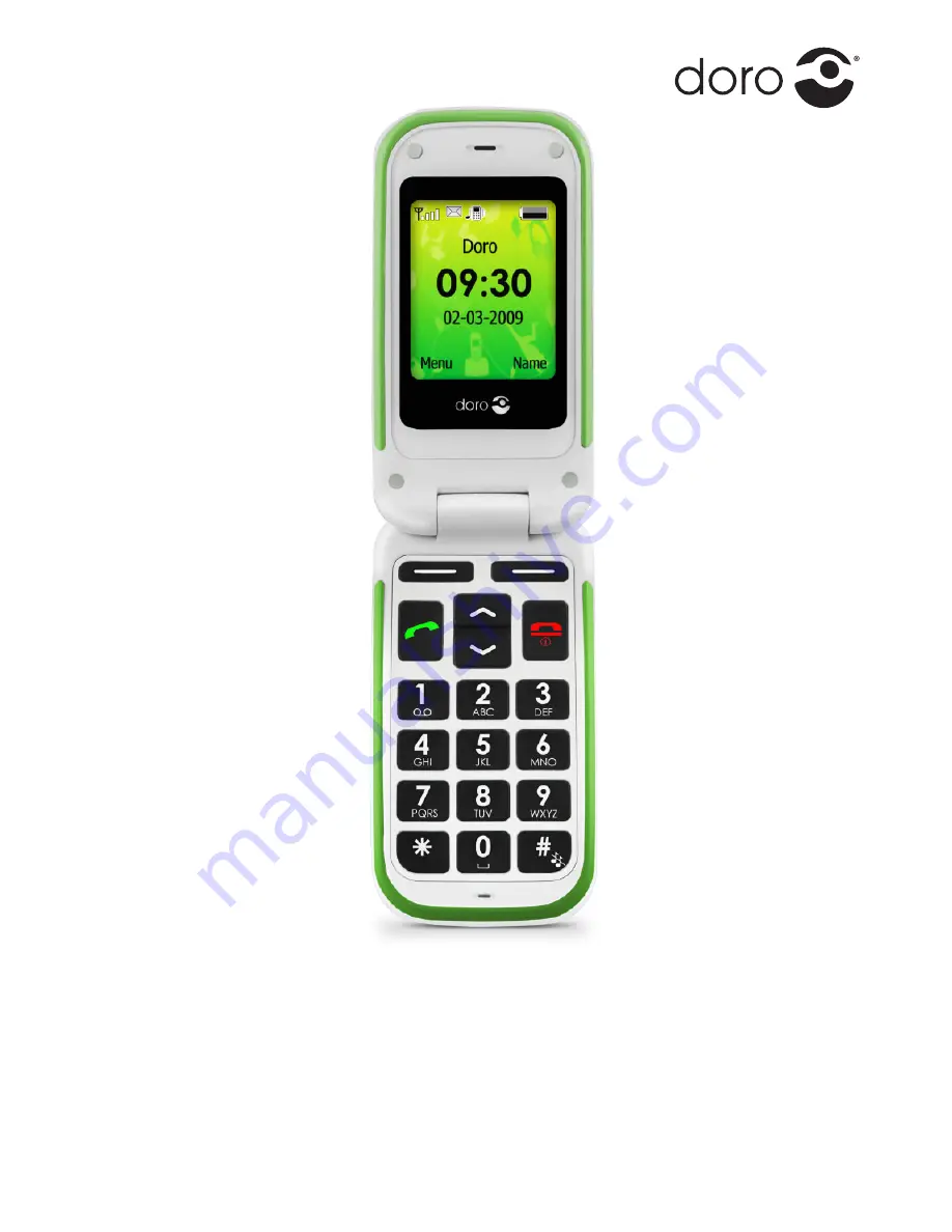 Doro PHONEEASY 410GSM Manual Download Page 1