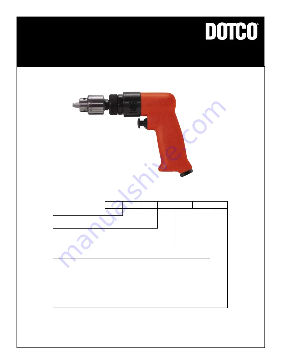 Dotco 21D Series Parts Manual Download Page 1