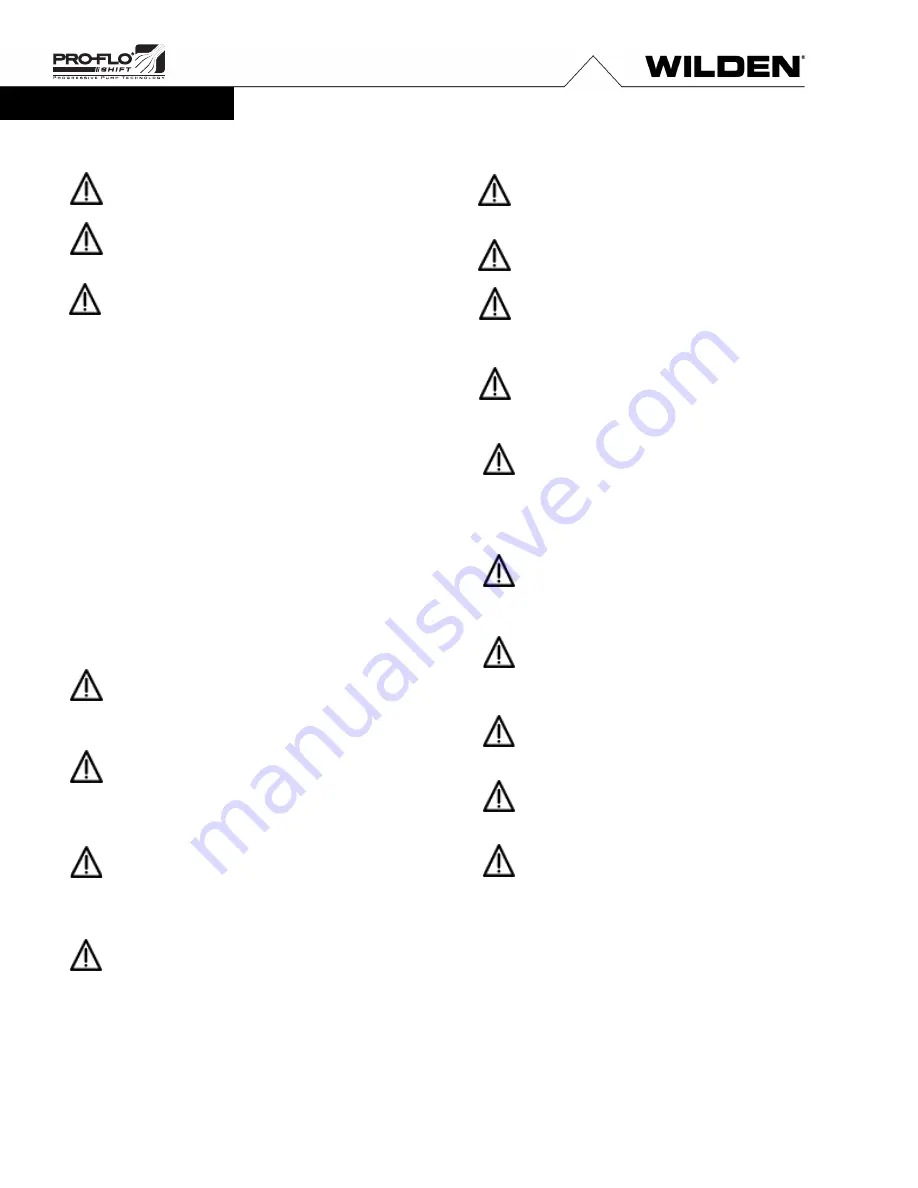 Dover PSG WILDEN SANIFLO PS2 Series Engineering, Operation & Maintenance Download Page 4