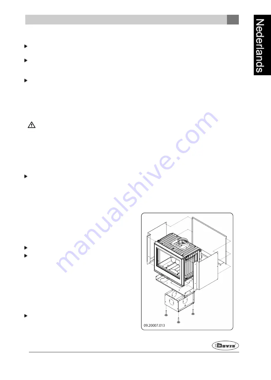 Dovre 2575 CBS WW Installation Instructions Manual Download Page 5